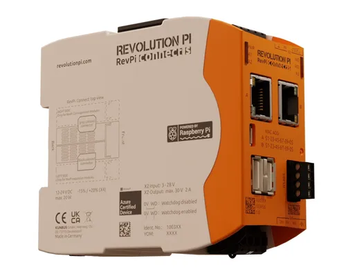KUNBUS Revolution PI Steuerung Connect S 32 GB PR100364 - IIoT Gateway basierend auf Raspberry Pi CM4S, 32 GB eMMC, hohe Gestaltungsfreiheit durch offene Plattform und Echtzeit-Funktionalität.