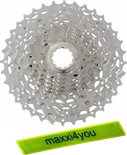 Shimano Kassetten Deore CS-M4100 10-fach 11-46 Zähne inkl. maxxi4you Reflexband