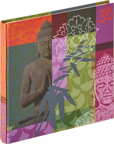 Fotoalbum Buddha 26x25 cm rot
