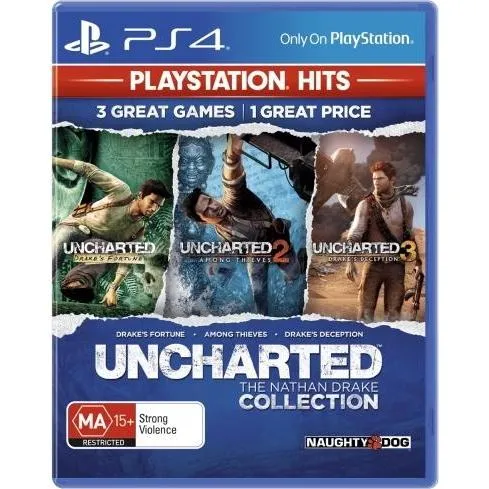Uncharted: The Nathan Drake Collection - PS4 Action Adventure - Action-Spiel für PS4, erlebe die packende Abenteuer-Trilogie mit verbesserten Grafiken und Gameplay.