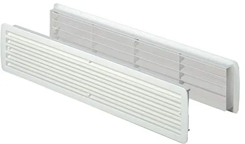 Badezimmer Lüftungen Nr.9020 weiss Türlüftung Kunststoffgitter (Ahorn)