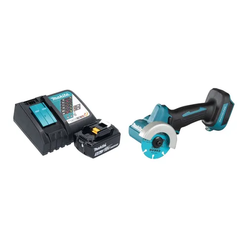 Makita DMC 300 RT1 Akku Winkelschleifer 18 V mit 5,0 Ah Akku