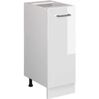 Vicco Apothekerschrank R-Line, Weiß Hochglanz, 30 cm