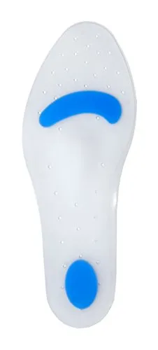 FabaCare Corbby Schuheinlage Fresil Insole, Premium Einlegesohle aus Gel-Silikon, orthopädische Einlage mit Pelotte, Größe: XS 37-38