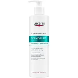 Eucerin DermoPure Clinical erneuerndes Reinigungsgel 400 ml - Gesichtsreinigung mit antibakterieller Wirkung, ideal zur Bekämpfung von Unreinheiten und für ein klares Hautbild.