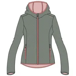 CMP Mädchen Jacke KID JACKET FIX HOOD 34H6375 - Funktionsjacke für Mädchen, ideal zum Wandern, aus 100% Polyester, mit Kapuze und Regular Fit für optimalen Komfort.