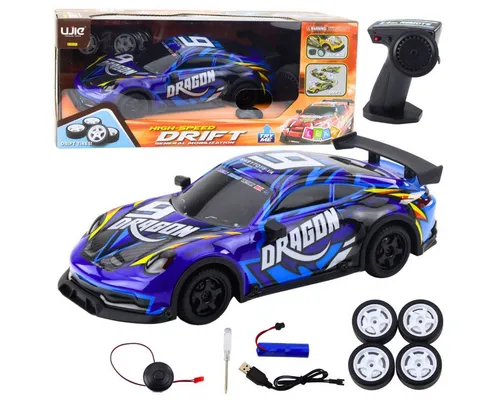 RC-Sportwagen Dragon High-Speed Drift-Racer, blau