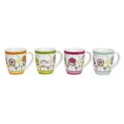 G.Wurm GmbH Kaffeetassen Set mit Blumendekor