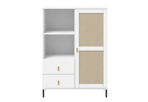 Woodroom Highboard Valencia, Moderner Kiefernholz Schrank