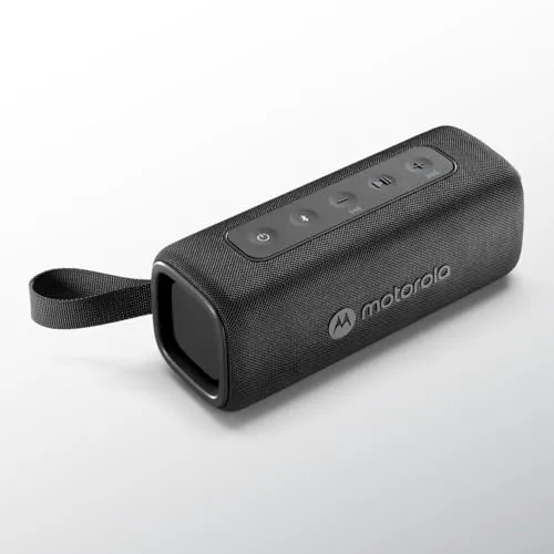 Motorola ROKR 600 Tragbare Bluetooth-Lautsprecher 30 W - Schwarz - Lautsprecher, 30 W Leistung und IP67 Schutzklasse, ideal für Outdoor-Aktivitäten und Partys.