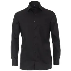 CASAMODA Businesshemd extra langer Arm 69cm Uni Comfort Fit Schwarz 47