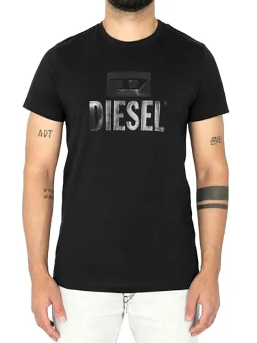 Dunkelblaues Diego Tone On Tone T-Shirt von Diesel