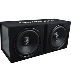 Ground Zero GZIB 2.30BR - 2 x 30 cm Passiv Subwoofer mit 1400 Watt - Car-HiFi-Lautsprecher mit beeindruckendem Bass und 700 Watt RMS für ein außergewöhnliches Klangerlebnis im Auto.