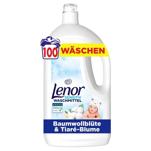 Lenor WM Flüssig Sensitiv 4,5L Waschmittel 100 WL von Lenor