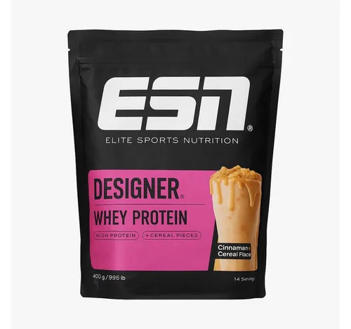 ESN ESN Designer Whey 420g Beutel Pulver, 420 g, Mit CFM Whey-Isolat – über 30 % Isolat-Anteil