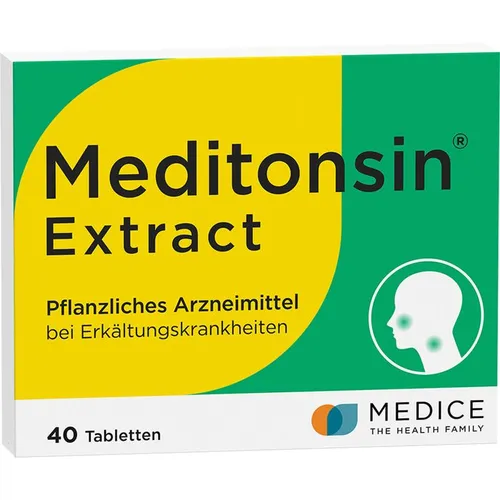 Meditonsin Extract Pflanzl. Erkältungstabl. 40 ST