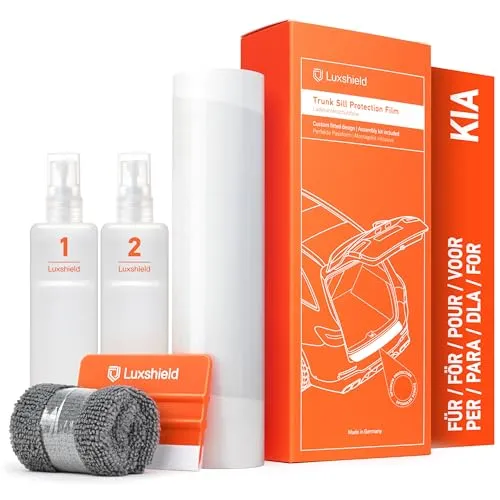 Luxshield Ladekantenschutz Folie für Kia NIRO 2 (II) SG2 I 2022-2025 - Stoßstangenschutz, Kratzschutz, Lackschutzfolie - Transparent