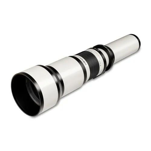 Walimex pro 650-1300mm 1:8-16 Teleobjektiv - Objektive für Systemkameras, ideal für Natur- und Tierfotografie mit hochwertiger Ganzmetallfassung und inkl. Aufbewahrungstasche.