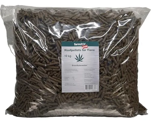 farmBOX Pferdehanf Hanfpellets für Tiere (10kg)