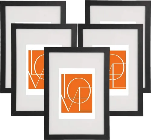 Woltu Bilderrahmen Foto Rahnmen, (5 St), 10x15 bis 30x45 cm aus Holzwerkstoff