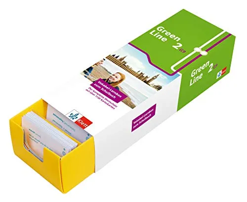 Klett Green Line 2 G9 (Ausgabe ab 2019) Klasse 6 Vokabel-Lernbox zum Schulbuch: Englisch passend zum Lehrwerk üben (Green Line G9. Ausgabe ab 2019)