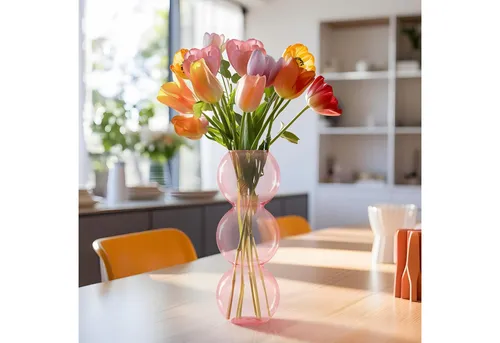 Navaris Tischvase Deko Vase modern rosa in pink von Navaris