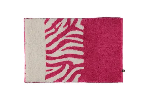 Rhomtuft Badematte Zebra, 100% Polyacryl - Flauschige Rhomtuft Badematte im modernen Zebra-Design. Aus 100% Polyacryl gefertigt, überzeugt sie durch schnelle Trocknung und einen dichten Flor. Perfekt für Ihr Badezimmer und von geprüfter Qualität aus Deutschland.