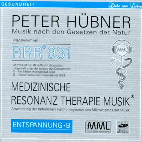 Entspannung B, 1 CD-Audio: Innere Ruhe, Ausgeglichenheit, Anti-Streß aktiv. Medizinische Resonanz Therapie Musik. 70 Min.