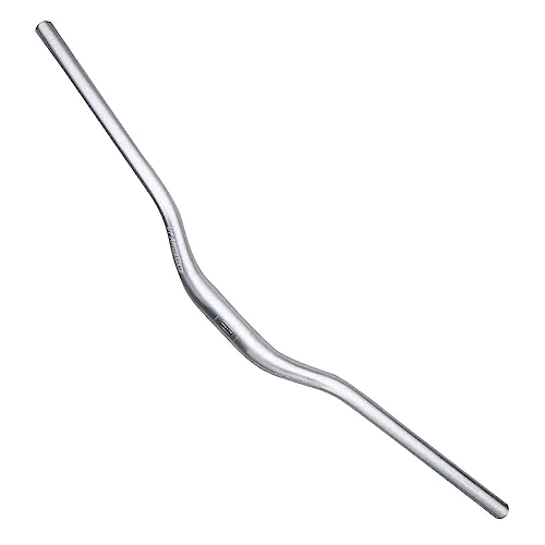 UPANBIKE MTB Mountainbike Fahrrad extralanger Lenker, 31,8 mm, 780 mm Riser Bar(Silber)