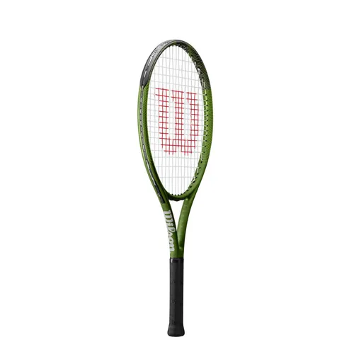 Wilson Kinder-Tennisschläger Blade Feel Comp 25in - ideal für talentierte Junioren - Tennisschläger für 9-12 Jahre, bietet Power und Kontrolle durch Verbundmaterial und perforierten Griff für trockene Hände.