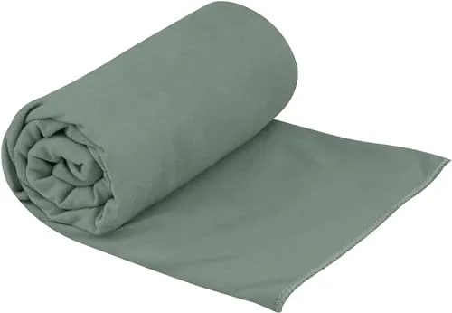 Sea to Summit Drylite Towel sage (SG) Medium - Outdoor Bekleidungs Accessoires, extrem saugfähiges und schnelltrocknendes Handtuch aus recyceltem Gewebe, ideal für Reisende, leicht und kompakt verpackbar.