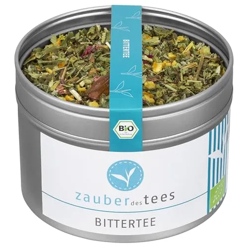 Zauber der Gewürze Bittertee Bio – hochwertiger, belebender Bitterkräuter Tee mit natürlichen Bitterstoffen aus ausgewählten Kräutern, 35 g