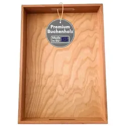 Topanbieter999 Servierbrett aus geöltem Buchenholz in beige von Topanbieter999