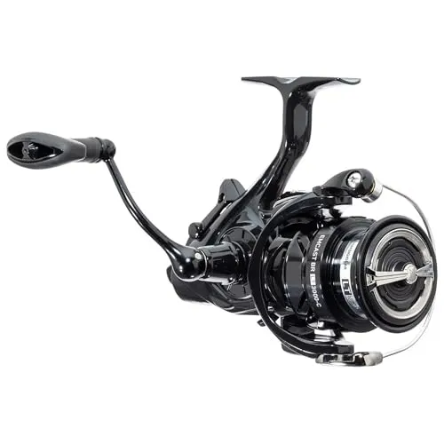 Daiwa Emcast BR LT 2500 Freilaufrolle - Angelrolle für Süßwasserfischen, mit leichter Aluminiumspule und 10 kg maximalem Widerstand – ideal für Karpfen und andere Süßwasserfische.
