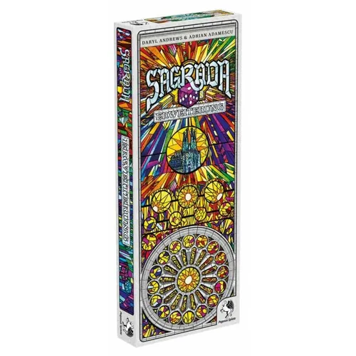 Sagrada Erweiterung - Gesellschaftsspiel von Pegasus Spiele, erweitert das beliebte Spiel um neue Herausforderungen und Strategien für noch mehr Spielspaß.