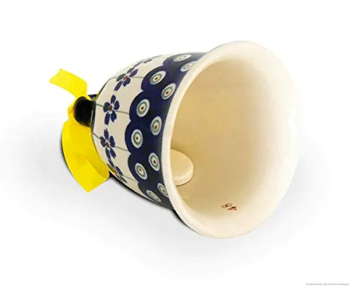 Bunzlauer Glocke, Ø = 8.0 cm, H = 10.0 cm, Dekor 166a