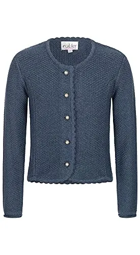 Nübler Kindertrachtenstrickjacke Yvonne, Blau Gr. 92 von Nübler
