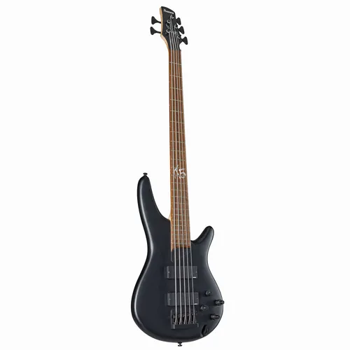 Ibanez Fieldy K5-BKF Black Flat E Bass 5 Saiter
