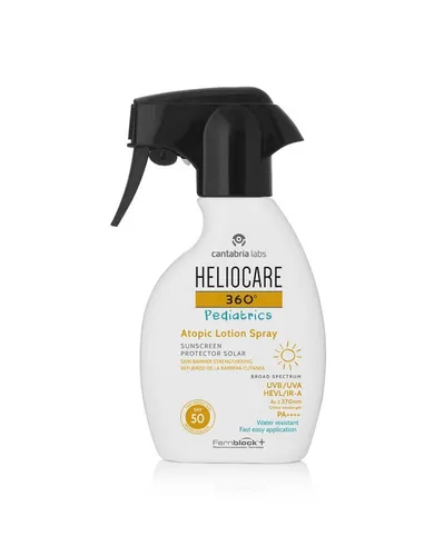 HELIOCARE 360° Pediatric SPF50 Spray - Sonnencreme für Kinder mit hohem Lichtschutzfaktor SPF50, schützt empfindliche Haut effektiv und ist leicht anzuwenden durch praktisches Sprayformat.