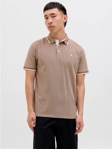 Jack & Jones Poloshirt JJEPAULOS mit Logo Stickerei in gelb von Jack & Jones