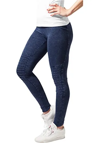 URBAN CLASSICS Damen Denim Jersey Leggings 4XL