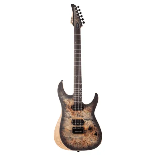 Schecter Reaper-6 Satin Charcoal Burst E Gitarre