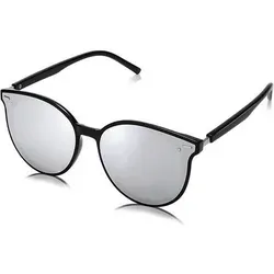 SojoS Vision SJ2067 C3 Sonnenbrille Retro - Klassische Sonnenbrille mit schwarzem Rahmen und silberner Linse, ideal für Damen und Herren. UV400 Schutz sorgt für zuverlässige Augenpflege, während das zeitlose Design jeden Look ergänzt. Perfekt verpackt als Geschenkidee!