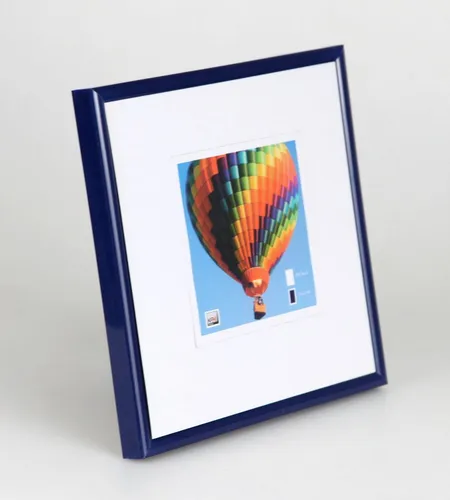 IDEAL TREND Bilderrahmen Bilderrahmen mit Klarglas quadratisch fotorahmen Kunststoff Posterrahm, für 1 Bilder (1 St)