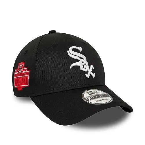 New Era 9Forty Snapback Cap - SIDEPATCH Chicago White Sox - Hüte & Mützen, stylische Baseballcap mit seitlichem Chicago White Sox Patch, perfekt für sportliche Freizeitlooks und Sommeraktivitäten.