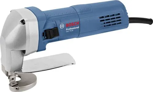 Bosch Blechschere GSC 75-16 Professional - Elektro, 750 W, für präzise gerade und kurvige Schnitte mit hoher Schnittgeschwindigkeit und geringem Kraftaufwand