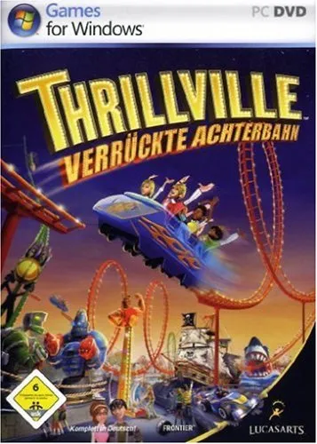 Thrillville: Verrückte Achterbahn (DVD-ROM) - Games - Erlebe den ultimativen Freizeitpark-Spaß mit kreativen Achterbahn-Designs und interaktiven Minispielen!