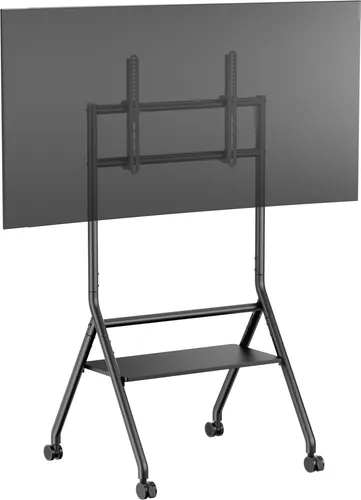 VDD TV Stand - Höhenverstellbarer TV-Fuß für Flexibilität - TV-Standfüße, mobil und höhenverstellbar von 125 bis 140 cm, ideal für Präsentationen und vielseitige Nutzung in Wohnräumen.