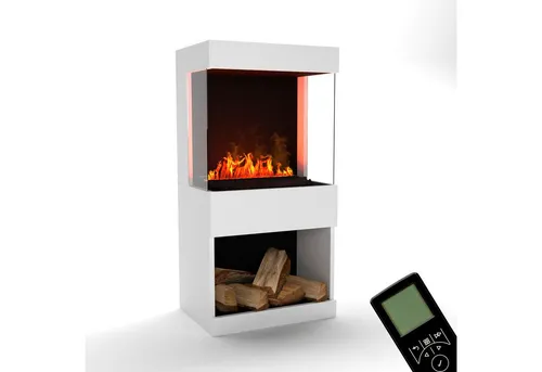 GLOW FIRE Elektrokamin OGF 2 in weiß von GLOW FIRE