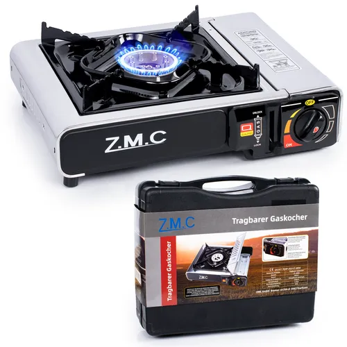 ZMC Gaskocher Edelstahl Campingkocher – Ideal für Outdoor-Abenteuer